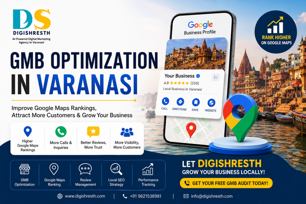 GMB optimization for businesses in Varanasi